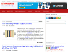 Tablet Screenshot of eltronicschool.com